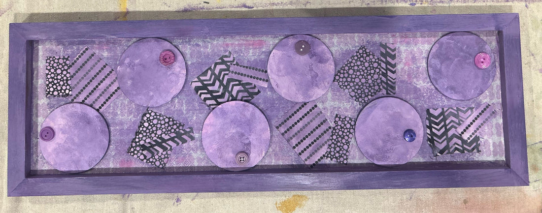 Purple Power: Transforming Leftovers into Art
