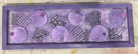 Purple Power: Transforming Leftovers into Art