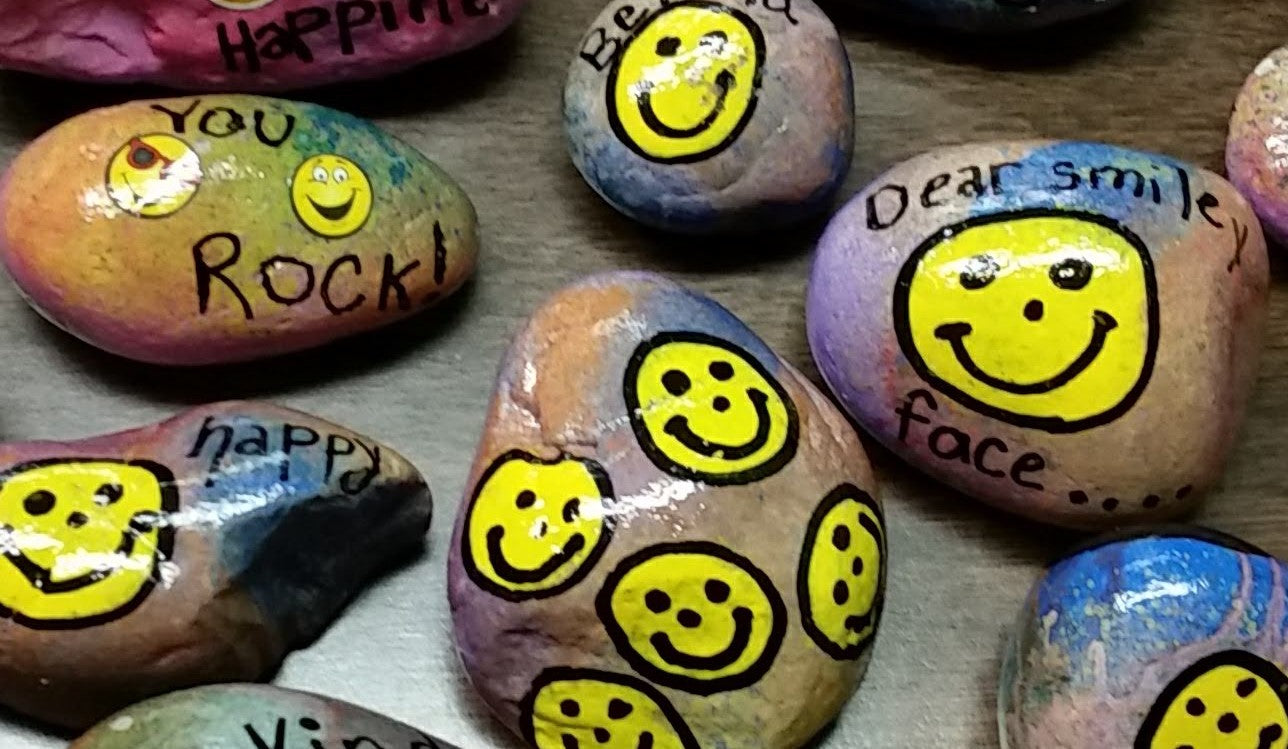 Smiling Rocks Real Looking ahead to May – Pam's Den of Creative Fun!