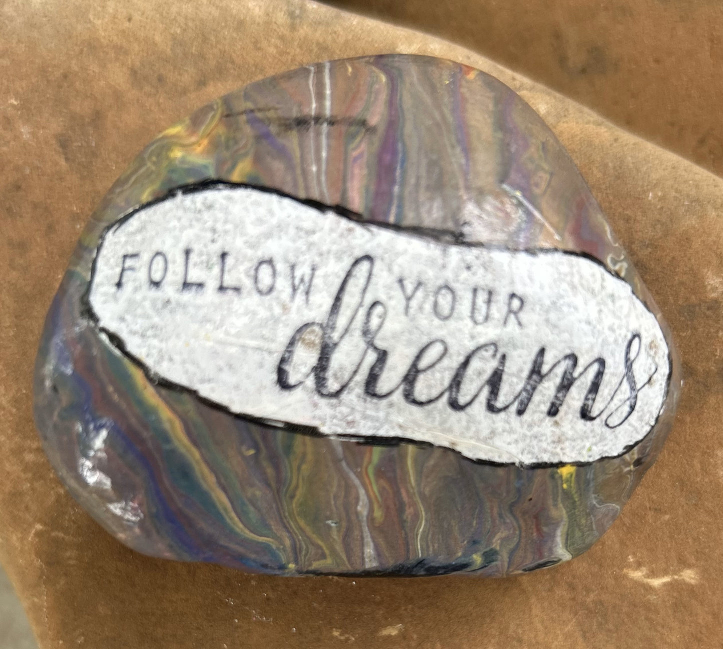 Inspirational Rock - Follow Your Dreams.multi-color